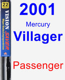 Passenger Wiper Blade for 2001 Mercury Villager - Vision Saver