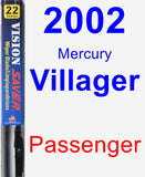 Passenger Wiper Blade for 2002 Mercury Villager - Vision Saver