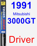 Driver Wiper Blade for 1991 Mitsubishi 3000GT - Vision Saver