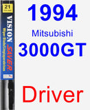 Driver Wiper Blade for 1994 Mitsubishi 3000GT - Vision Saver