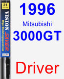 Driver Wiper Blade for 1996 Mitsubishi 3000GT - Vision Saver