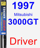 Driver Wiper Blade for 1997 Mitsubishi 3000GT - Vision Saver