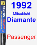 Passenger Wiper Blade for 1992 Mitsubishi Diamante - Vision Saver