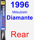 Rear Wiper Blade for 1996 Mitsubishi Diamante - Vision Saver