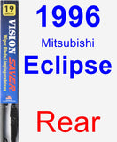 Rear Wiper Blade for 1996 Mitsubishi Eclipse - Vision Saver
