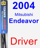Driver Wiper Blade for 2004 Mitsubishi Endeavor - Vision Saver