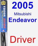 Driver Wiper Blade for 2005 Mitsubishi Endeavor - Vision Saver