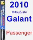 Passenger Wiper Blade for 2010 Mitsubishi Galant - Vision Saver