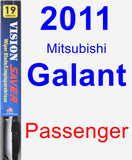 Passenger Wiper Blade for 2011 Mitsubishi Galant - Vision Saver