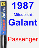 Passenger Wiper Blade for 1987 Mitsubishi Galant - Vision Saver