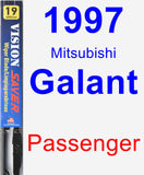 Passenger Wiper Blade for 1997 Mitsubishi Galant - Vision Saver