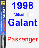 Passenger Wiper Blade for 1998 Mitsubishi Galant - Vision Saver