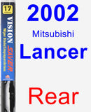 Rear Wiper Blade for 2002 Mitsubishi Lancer - Vision Saver