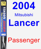 Passenger Wiper Blade for 2004 Mitsubishi Lancer - Vision Saver