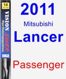 Passenger Wiper Blade for 2011 Mitsubishi Lancer - Vision Saver