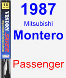 Passenger Wiper Blade for 1987 Mitsubishi Montero - Vision Saver