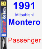 Passenger Wiper Blade for 1991 Mitsubishi Montero - Vision Saver