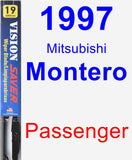 Passenger Wiper Blade for 1997 Mitsubishi Montero - Vision Saver