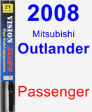 Passenger Wiper Blade for 2008 Mitsubishi Outlander - Vision Saver