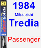 Passenger Wiper Blade for 1984 Mitsubishi Tredia - Vision Saver