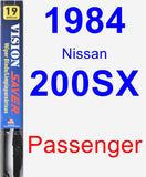 Passenger Wiper Blade for 1984 Nissan 200SX - Vision Saver