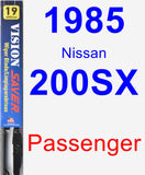 Passenger Wiper Blade for 1985 Nissan 200SX - Vision Saver