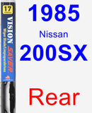 Rear Wiper Blade for 1985 Nissan 200SX - Vision Saver