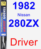 Driver Wiper Blade for 1982 Nissan 280ZX - Vision Saver