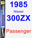 Passenger Wiper Blade for 1985 Nissan 300ZX - Vision Saver