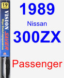 Passenger Wiper Blade for 1989 Nissan 300ZX - Vision Saver