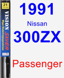 Passenger Wiper Blade for 1991 Nissan 300ZX - Vision Saver