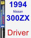 Driver Wiper Blade for 1994 Nissan 300ZX - Vision Saver