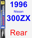 Rear Wiper Blade for 1996 Nissan 300ZX - Vision Saver