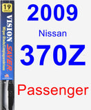 Passenger Wiper Blade for 2009 Nissan 370Z - Vision Saver