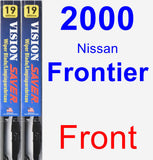 Front Wiper Blade Pack for 2000 Nissan Frontier - Vision Saver