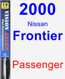 Passenger Wiper Blade for 2000 Nissan Frontier - Vision Saver