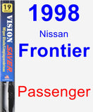 Passenger Wiper Blade for 1998 Nissan Frontier - Vision Saver