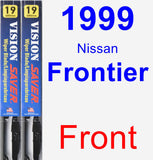 Front Wiper Blade Pack for 1999 Nissan Frontier - Vision Saver