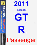 Passenger Wiper Blade for 2011 Nissan GT-R - Vision Saver