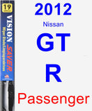 Passenger Wiper Blade for 2012 Nissan GT-R - Vision Saver