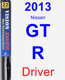 Driver Wiper Blade for 2013 Nissan GT-R - Vision Saver