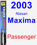 Passenger Wiper Blade for 2003 Nissan Maxima - Vision Saver