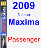 Passenger Wiper Blade for 2009 Nissan Maxima - Vision Saver