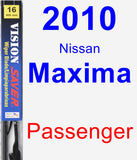 Passenger Wiper Blade for 2010 Nissan Maxima - Vision Saver