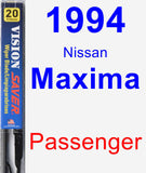 Passenger Wiper Blade for 1994 Nissan Maxima - Vision Saver