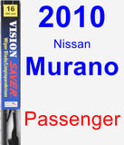 Passenger Wiper Blade for 2010 Nissan Murano - Vision Saver