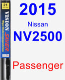 Passenger Wiper Blade for 2015 Nissan NV2500 - Vision Saver