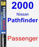 Passenger Wiper Blade for 2000 Nissan Pathfinder - Vision Saver