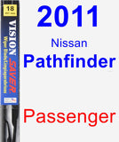Passenger Wiper Blade for 2011 Nissan Pathfinder - Vision Saver