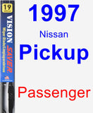 Passenger Wiper Blade for 1997 Nissan Pickup - Vision Saver